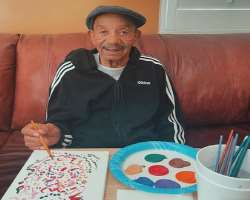 In his spare time, he loves drawing and crafts.